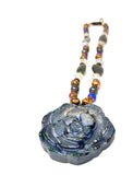 Orgonite Flower Pendant | EMF/RF 5G Protection | Healing Necklace
