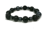 Black Shungite Negativity Blocker Bracelet | EMF 5G