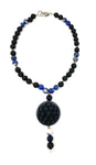 Black Flower of Life | EMF/RF 5G Protection Pendant | Healing Necklace
