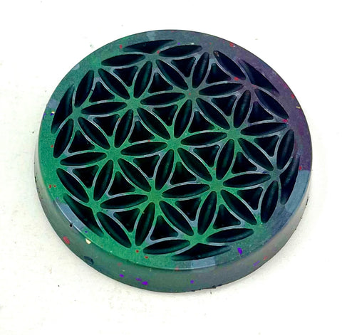Green Orgonite Flower of Life Phone/ Tablet/ Computer Protector