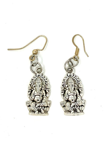 Ganesha Grounding Earrings in Orgonite | EMF 5G