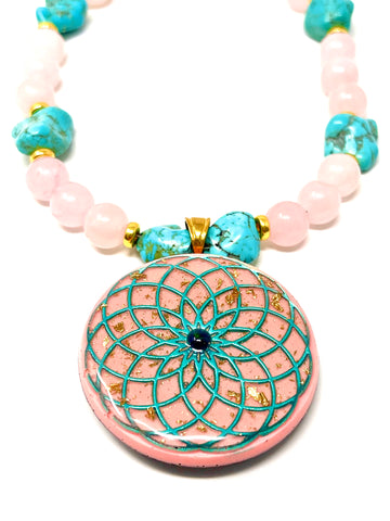Eternal Love Lotus Protection Necklace