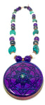 Creativity Purple Blue Power & Mastery Protection Necklace