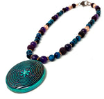 Purpose | Wholeness Labyrinth Orgonite Necklace