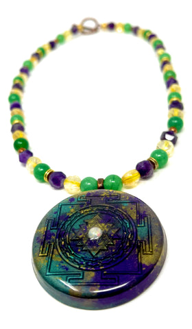 Healing Sriyantra Protection Necklace