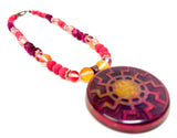 Orgonite Sunset Sacral Protection Necklace